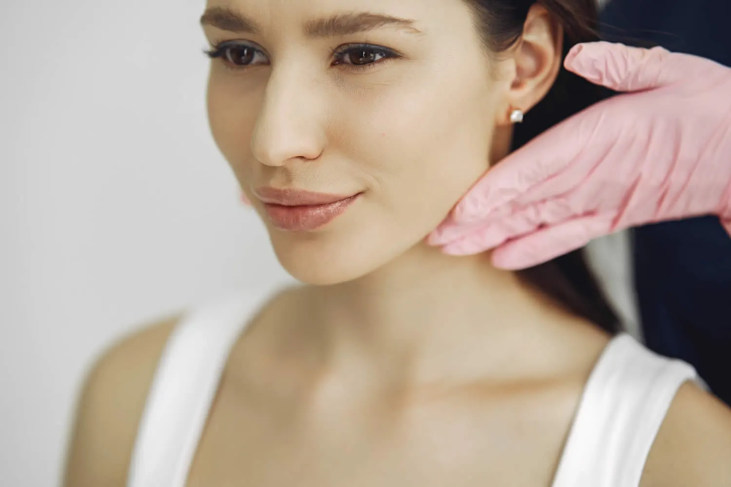 medical dermatology woman woman-with-doctor-cosmetology-voluma-prep